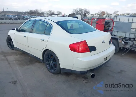 2004 Infiniti G35 z USA, uszkodzony, nr VIN JNKCV51E84M617407